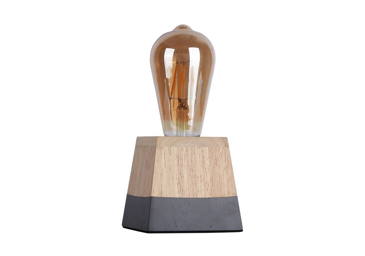 Lampe de table en bois "LAKA" - LN1701-G - Barcelona LED