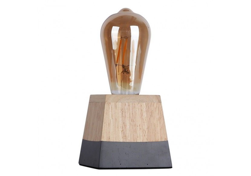 Lampe de table en bois "LAKA" - LN1701-G - Barcelona LED