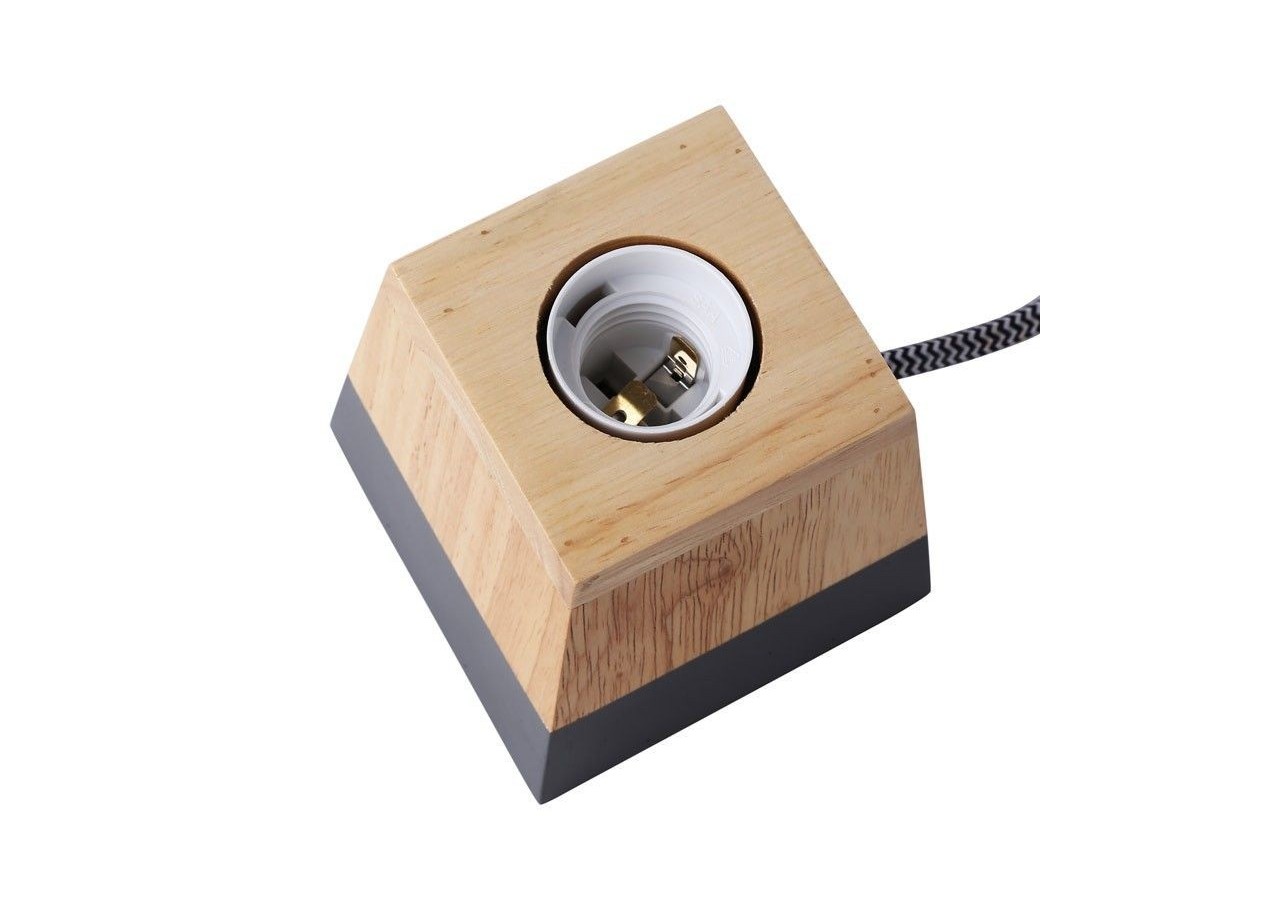 Lampe de table en bois "LAKA" - LN1701-G - Barcelona LED