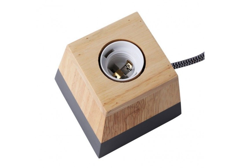 Lampe de table en bois "LAKA" - LN1701-G - Barcelona LED