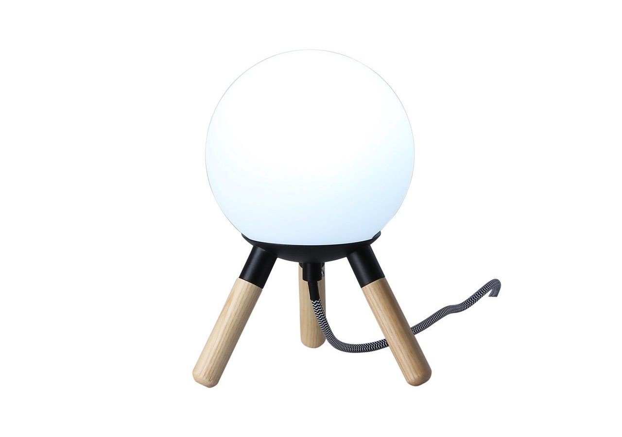 Lampe de table en bois "MOON" ampoule G9 incluse - L1011-N - Barcelona LED