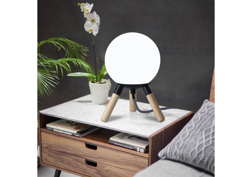 Lampe de table en bois "MOON" ampoule G9 incluse - L1011-N - Barcelona LED Lampe de table en bois "MOON" ampoule G9 incluse - L1011-N - Barcelona LED