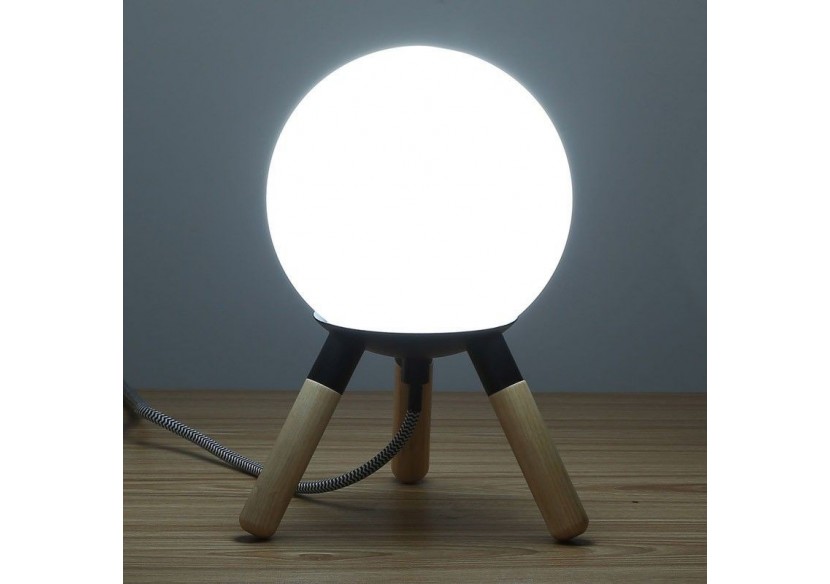 Lampe de table en bois "MOON" ampoule G9 incluse - L1011-N - Barcelona LED Lampe de table en bois "MOON" ampoule G9 incluse - L1011-N - Barcelona LED