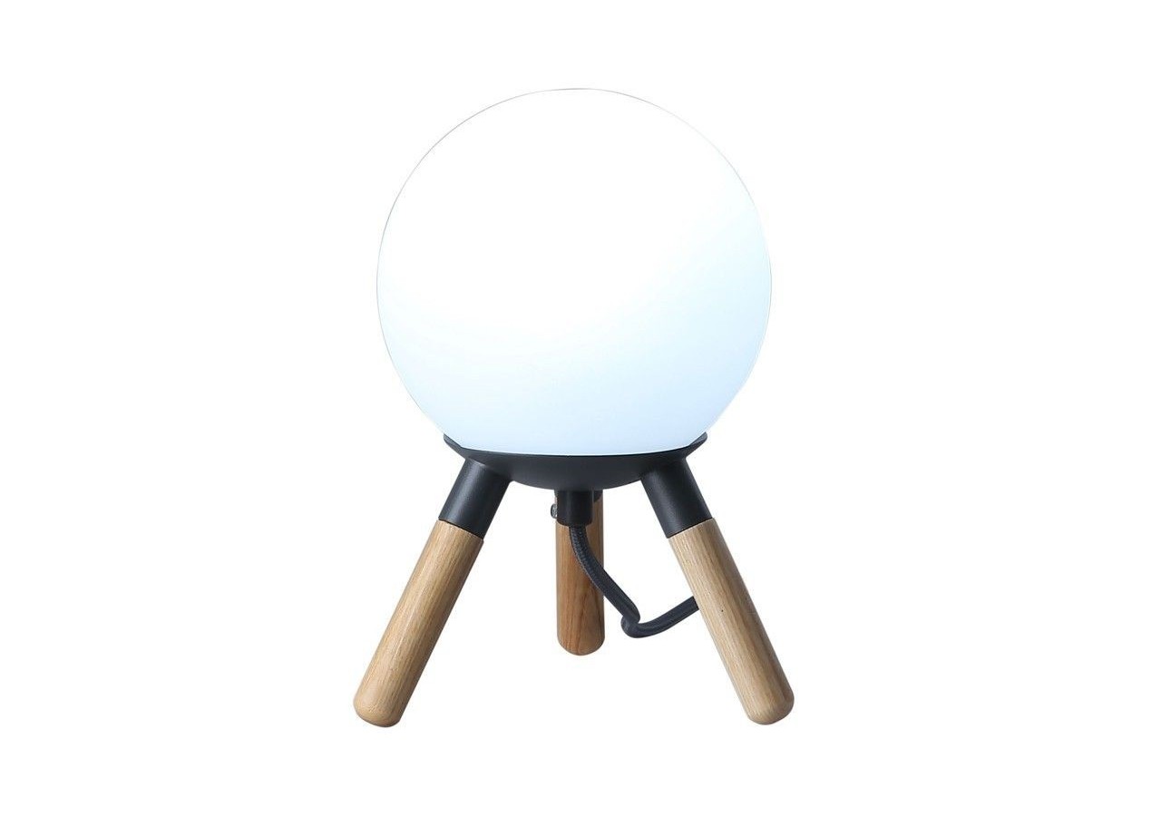Lampe de table en bois "MOON" ampoule G9 incluse - L1011-G - Barcelona LED