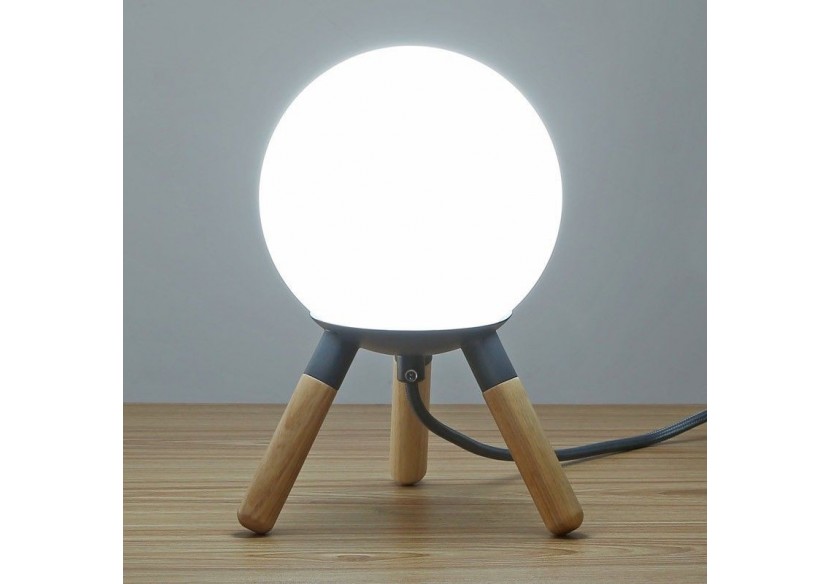 Lampe de table en bois "MOON" ampoule G9 incluse - L1011-G - Barcelona LED Lampe de table en bois "MOON" ampoule G9 incluse - L1011-G - Barcelona LED
