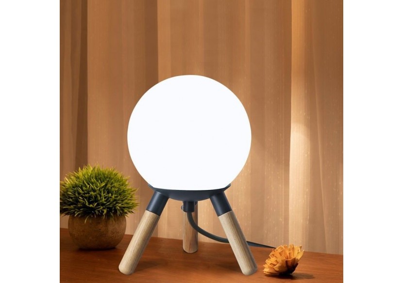 Lampe de table en bois "MOON" ampoule G9 incluse - L1011-G - Barcelona LED Lampe de table en bois "MOON" ampoule G9 incluse - L1011-G - Barcelona LED