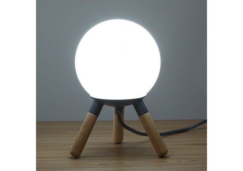 Lampe de table en bois "MOON" ampoule G9 incluse - L1011-G - Barcelona LED Lampe de table en bois "MOON" ampoule G9 incluse - L1011-G - Barcelona LED