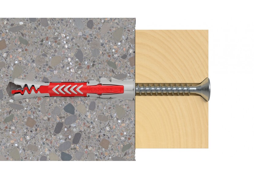 Cheville bi-matière DuoPower 6 x 30 sans vis Boite de 100