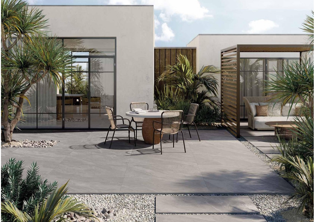 Ombra 120x120 Gris - Carrelage intérieur en Grès Cérame avec pâte colorée (GM) Rectifié - T200028