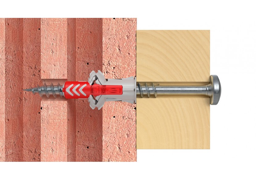 Cheville bi-matière DuoPower 6 x 30 sans vis Boite de 100