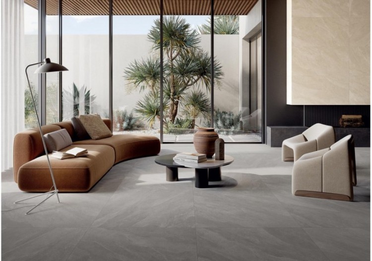 Ombra 60x120 Gris - Carrelage intérieur et extérieur en Grès Cérame avec pâte colorée (GM) GRIP Rectifié - 8200105 2