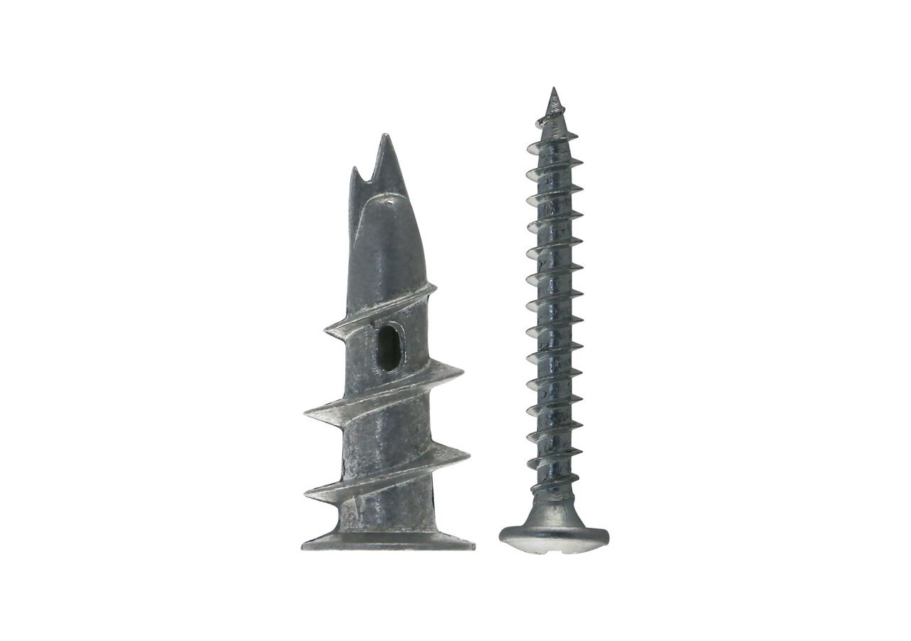 Cheville métallique pour carton-plâtre GKM-S 35 avec vis à tête bombée Boite de 100