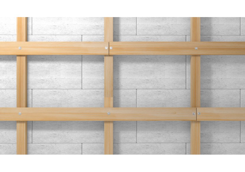 Cheville à frapper avec collerette épaisse et clou tête fraisée N 6 x 40/10 F