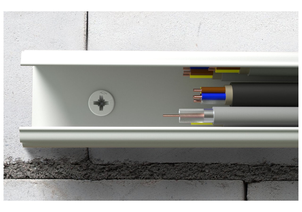 Cheville à frapper avec collerette épaisse et clou tête fraisée N 5 x 40/15 F