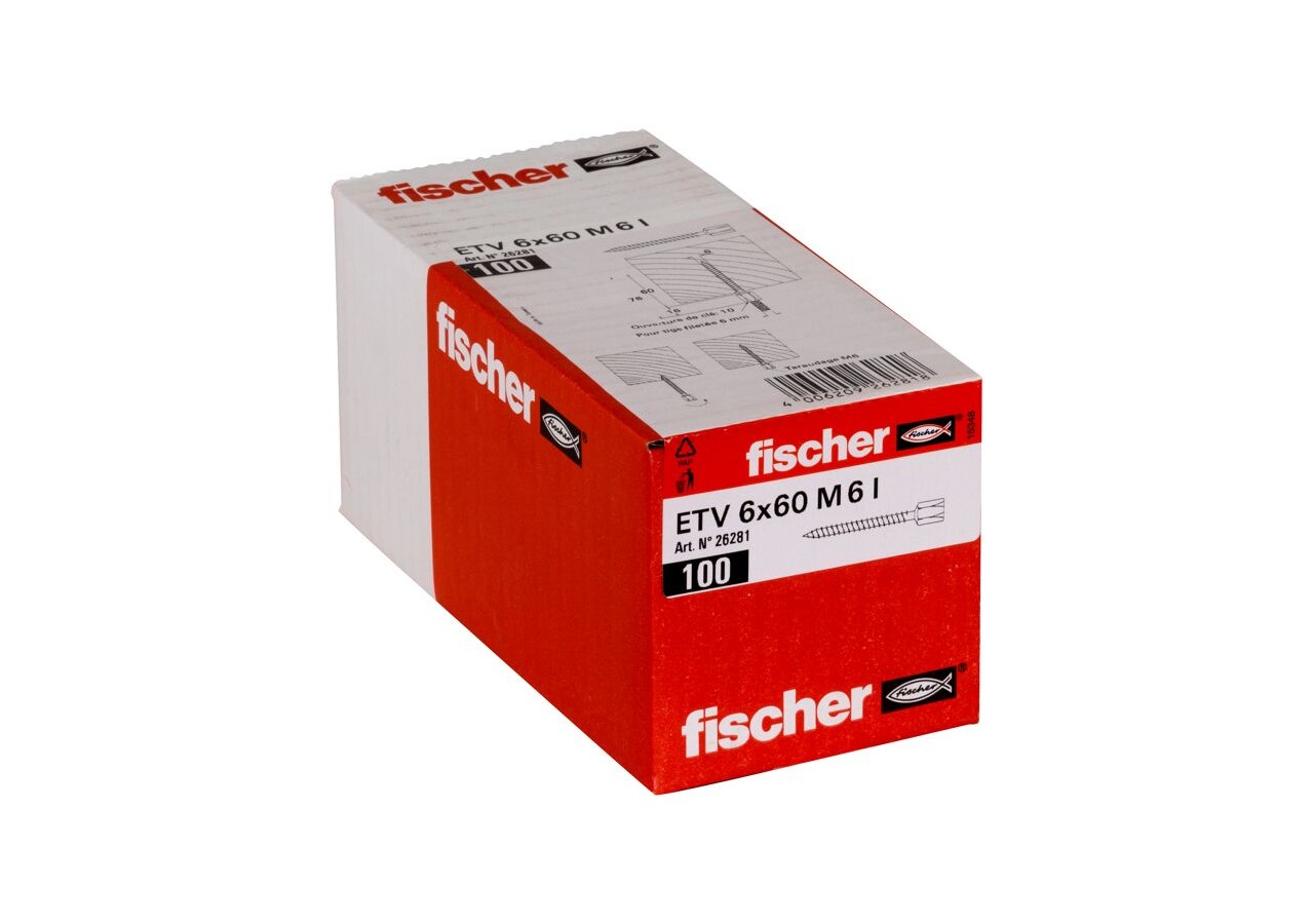 Entretoise à visser ETV6x60M6 I