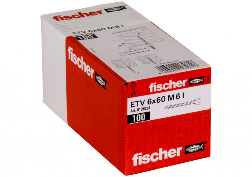 Entretoise à visser ETV6x60M6 I