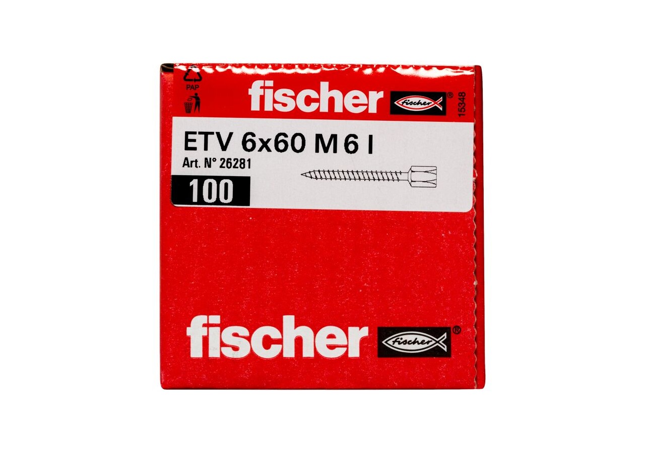 Entretoise à visser ETV6x60M6 I