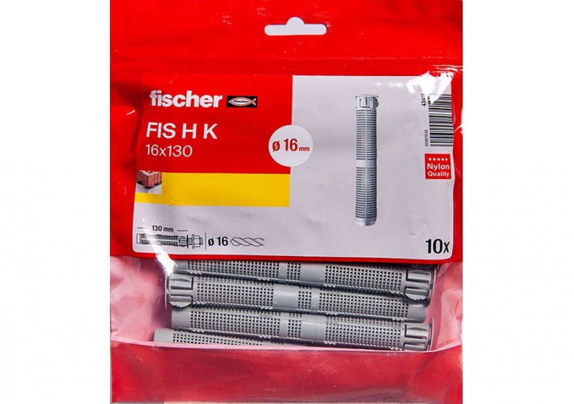 Tamis d'injection plastique FIS HK 16x130 Sachet de 10