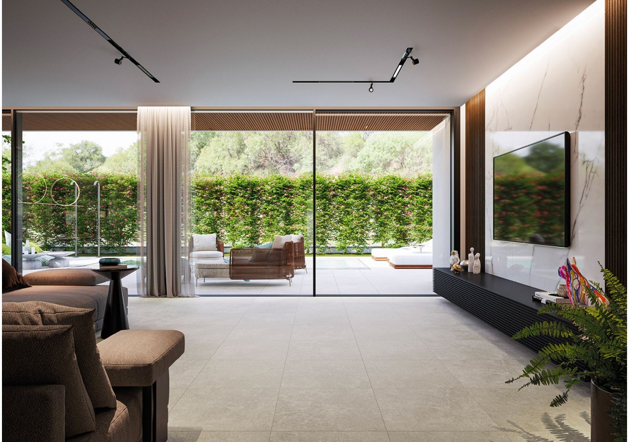 Primo 120x120 Cendre - Carrelage intérieur en Grès Cérame avec pâte colorée (GM) Rectifié - 8200508