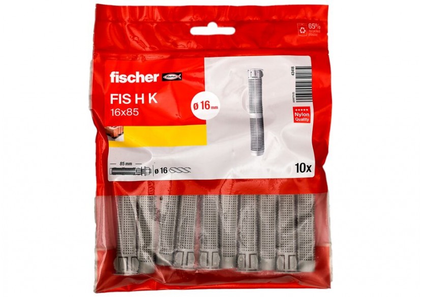 Tamis d'injection plastique FIS HK 16x85 Sachet de 10