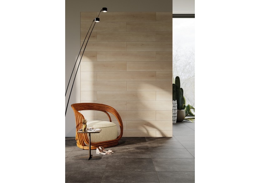 Primo 60x120 Noir - Carrelage intérieur et extérieur en Grès Cérame avec pâte colorée (GM) Rectifié antidérapant - 8200726