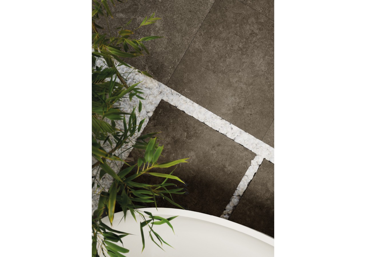 Primo 60x120 Noir - Carrelage intérieur et extérieur en Grès Cérame avec pâte colorée (GM) Rectifié antidérapant - 8200726