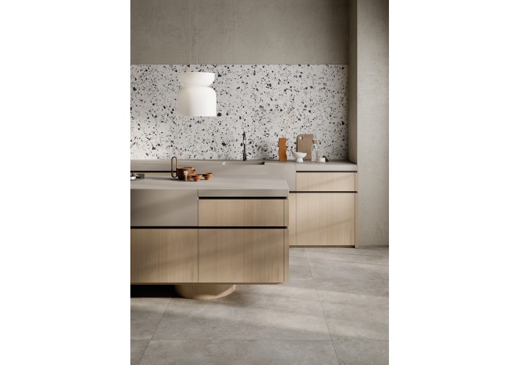 Primo 60x60 Cendre - Carrelage extérieur en Grès Cérame avec pâte colorée (GM) Rectifié antidérapant - 8232008 2