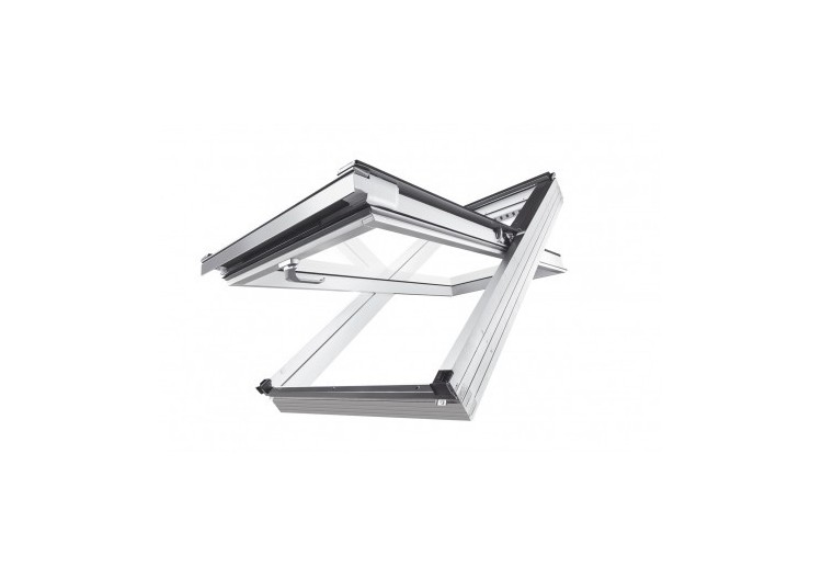 Fênetres de toit 134x140 en bois /polyuréthane à rotation FTU-V - 874C17 - Fakro