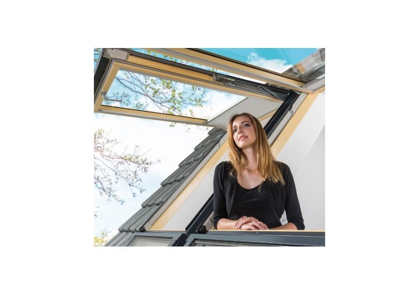 Fênetres de toit 94x140 en bois naturel à projection-rotation FPP-V - 87FM09 - Fakro