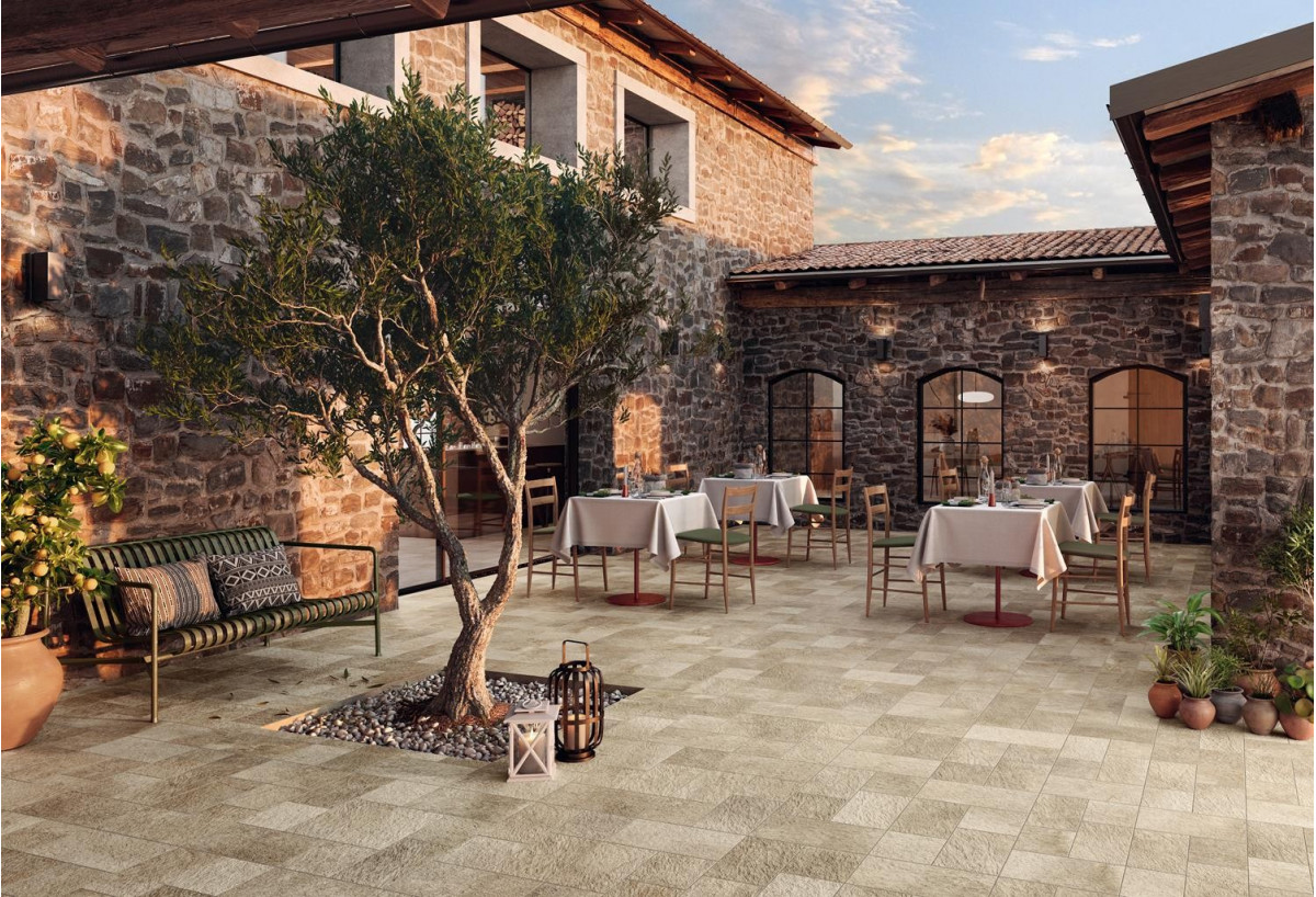 Carrelage sol et mur intérieur et extérieur grès cérame Pierre des rêves - Panaria : Confort'Mat