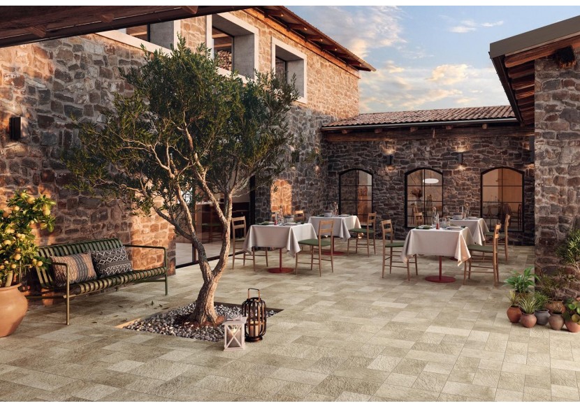 Carrelage sol et mur intérieur et extérieur grès cérame Pierre des rêves - Panaria : Confort'Mat