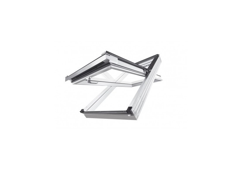 Fênetres de toit 114x118 en bois /acrylique à rotation FTW-V - 876K10 - Fakro