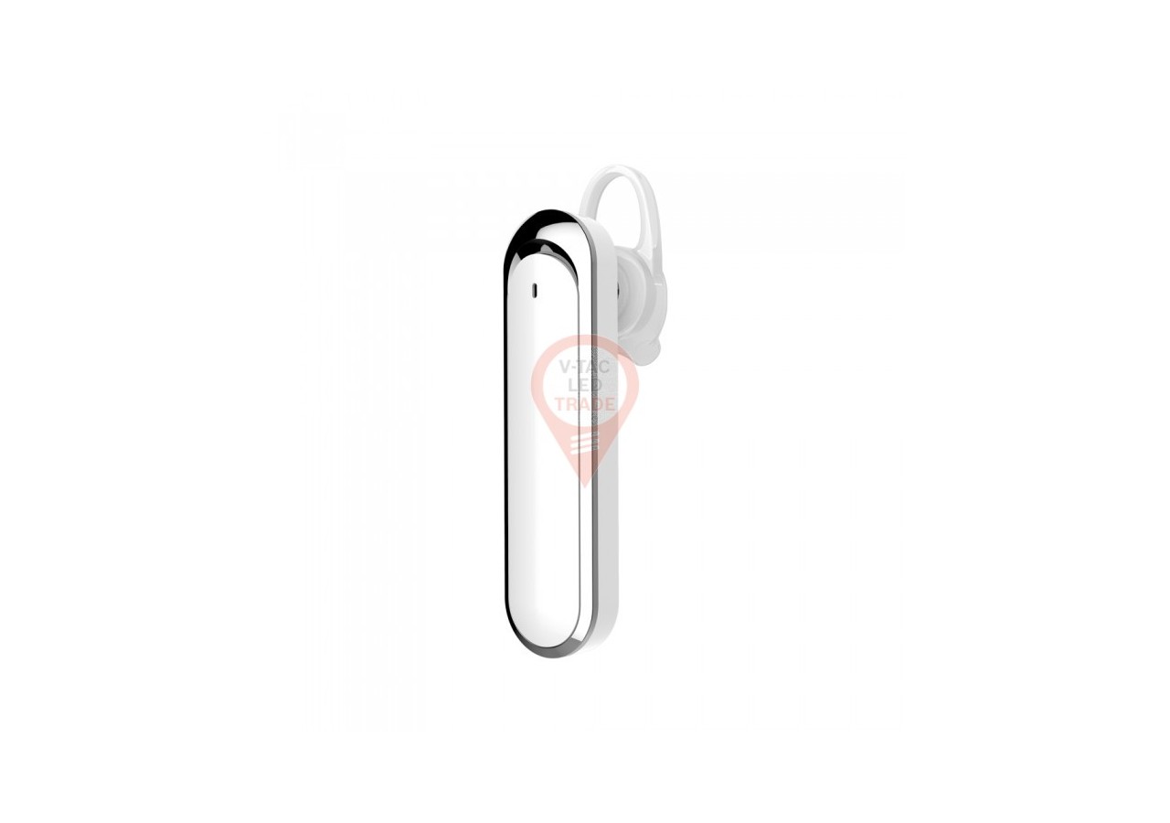 Oreillette Bluetooth blanche 170mAh