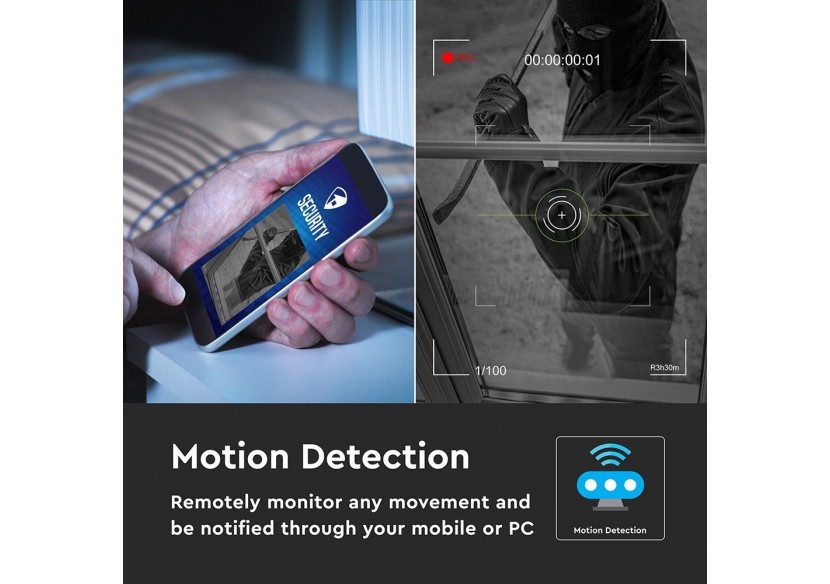 Camera IP 1080P intérieur avec fonction de suivi