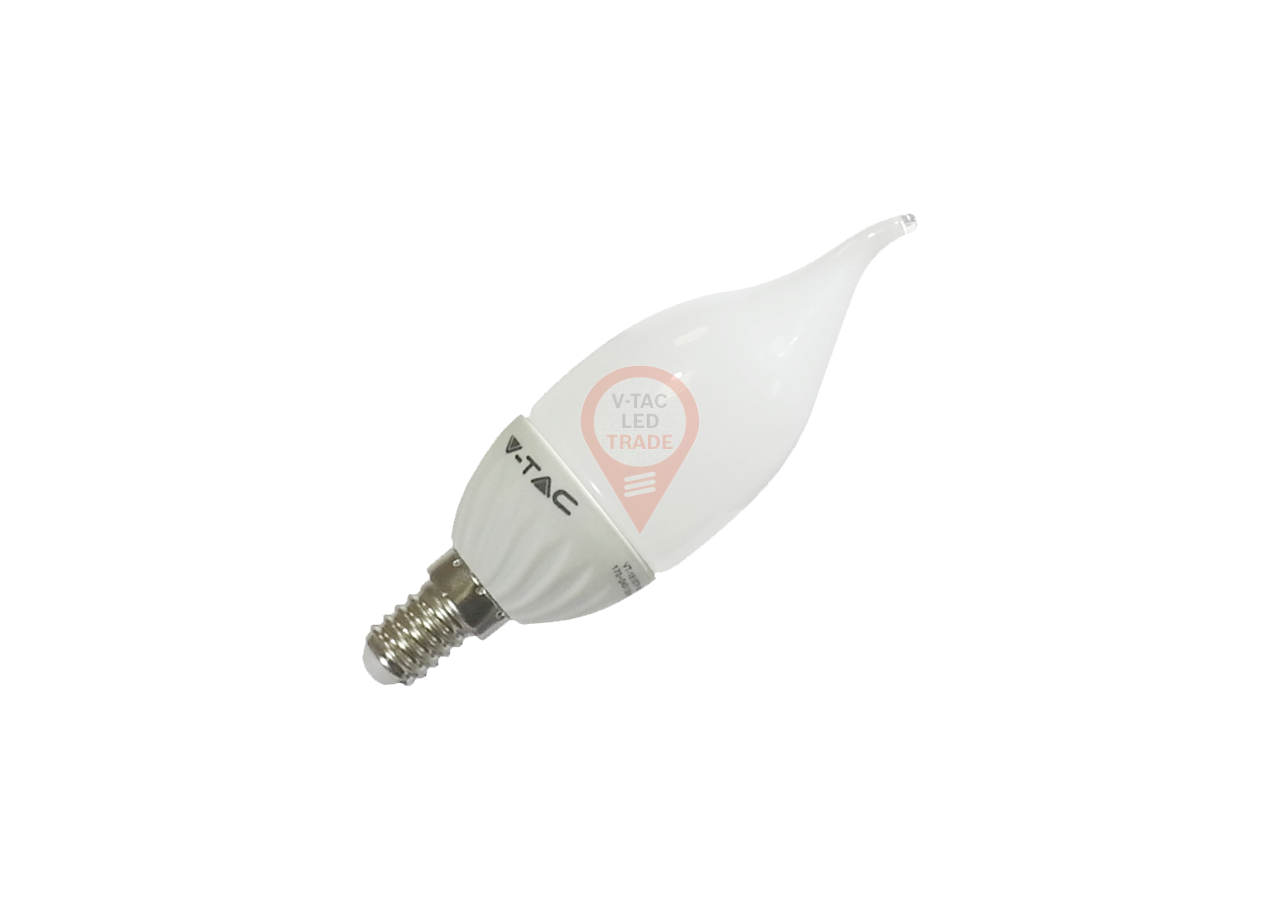 Ampoule LED - 4W E14 Flamme de Bougie Blanc Chaud