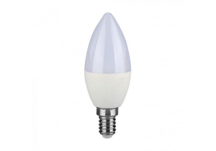 Ampoule LED - Puce SAMSUNG 5,5W E14 Bougie Plastique 3000K