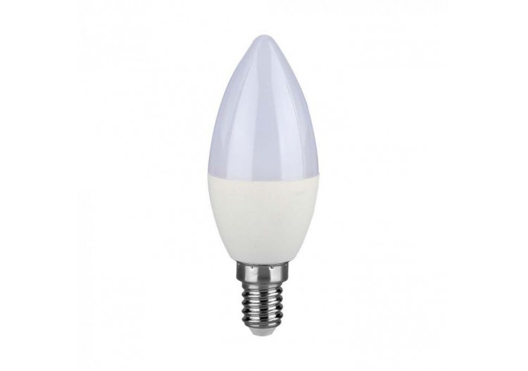 Ampoule LED SAMSUNG Chip 5,5W E14 Plastique Bougie Intensité Variable 3000K