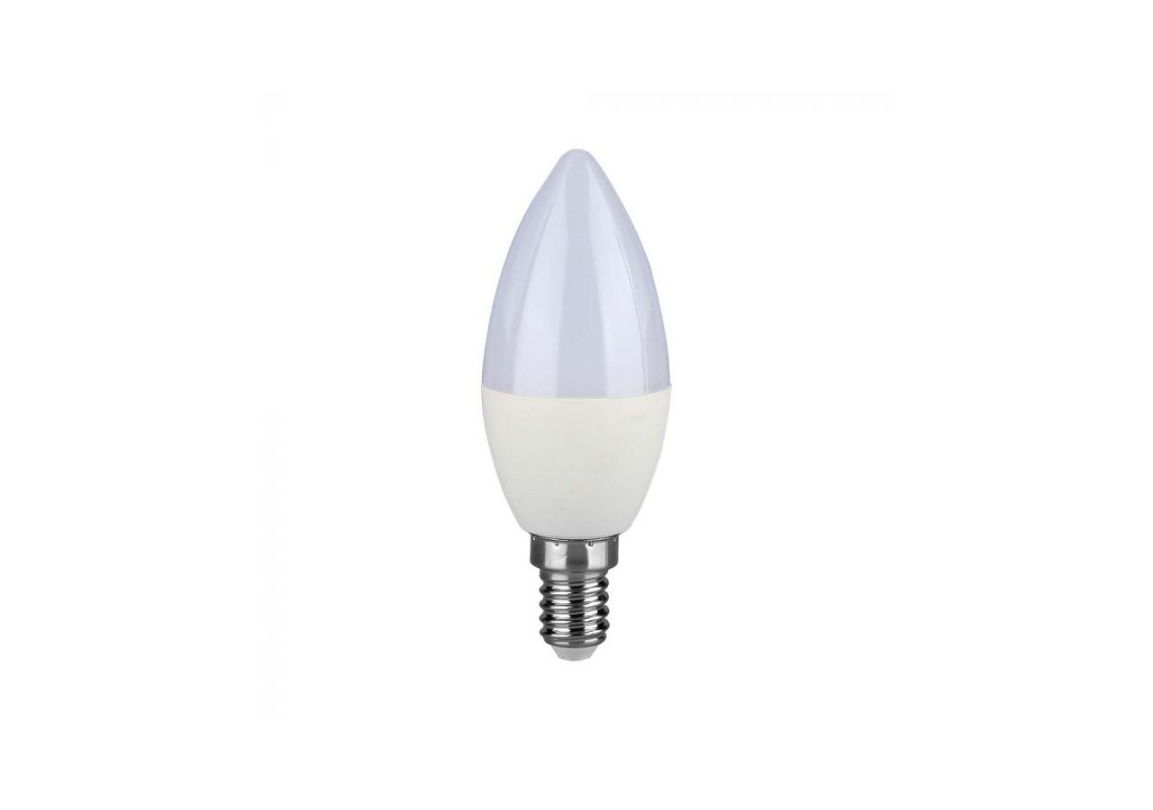 Ampoule LED SAMSUNG Chip 5,5W E14 Plastique Bougie Intensité Variable 3000K