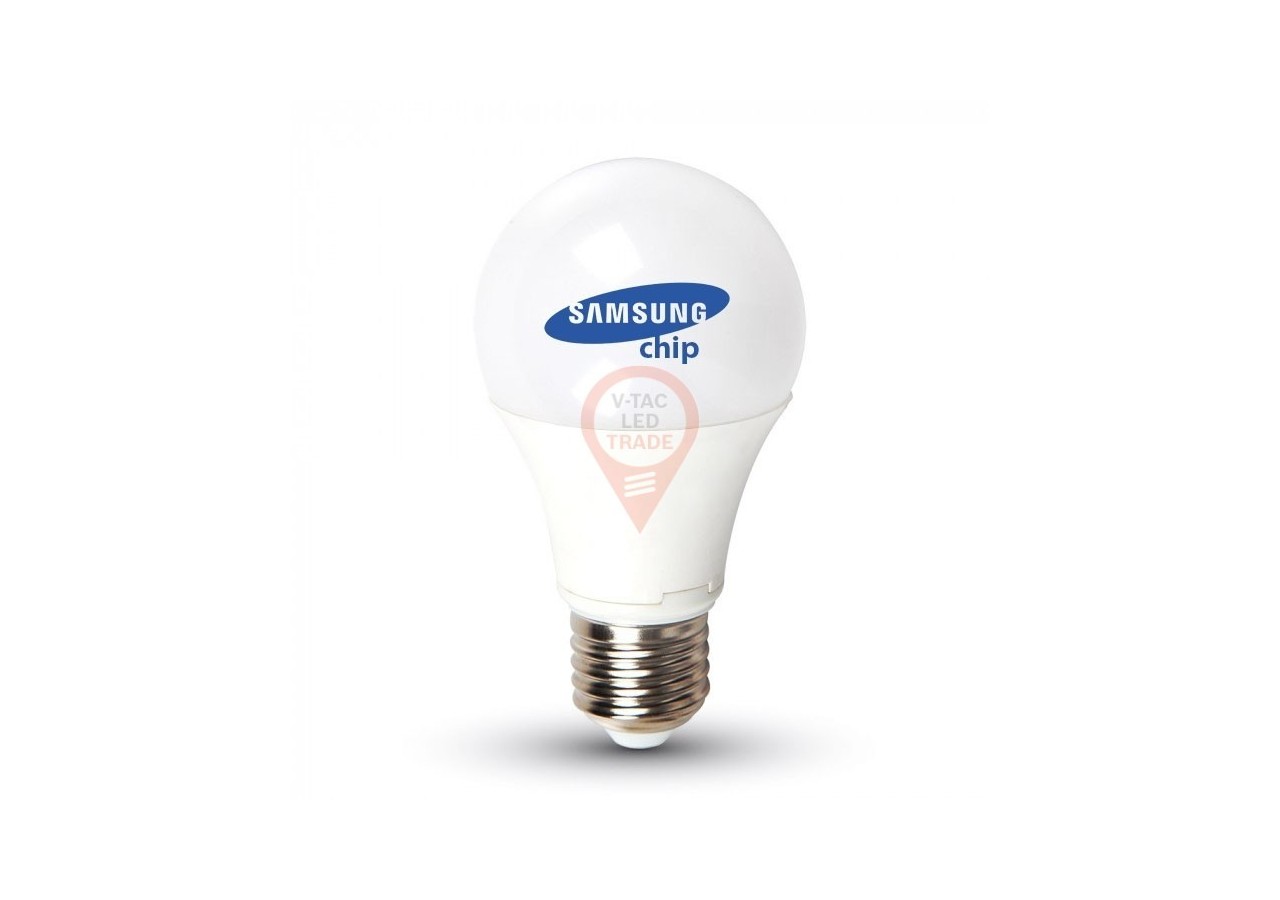 Ampoule LED - SAMSUNG CHIP 9W E27 A60 Plastique 6400K