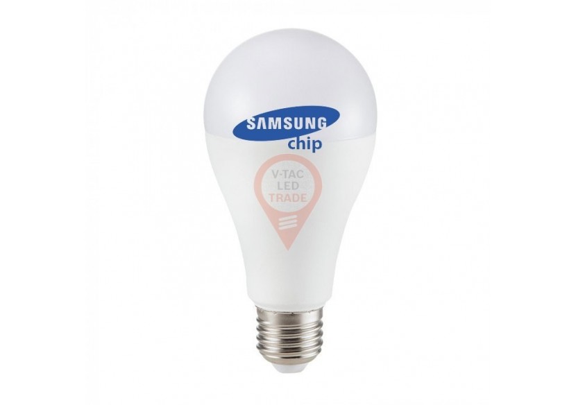 Ampoule LED - SAMSUNG CHIP 17W E27 A65 Plastique Blanc Ampoule LED - SAMSUNG CHIP 17W E27 A65 Plastique Blanc