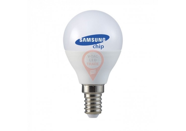 Ampoule LED - Puce SAMSUNG 5,5W E14 P45 Plastique 3000K