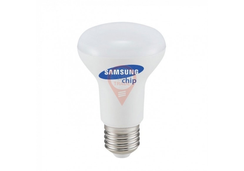 Ampoule LED - Puce SAMSUNG 8W E27 R63 Plastique 3000K
