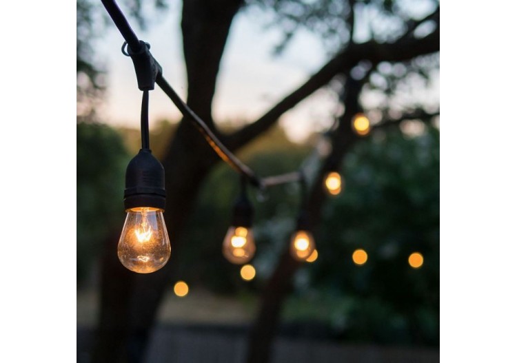 Guirlande Lumineuse LED Avec Prise Euro Et Prise WP 5 Mètres 10 Ampoules