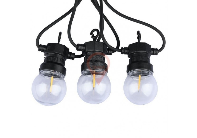 Guirlande Lumineuse LED 5m 10 Ampoules 3000K