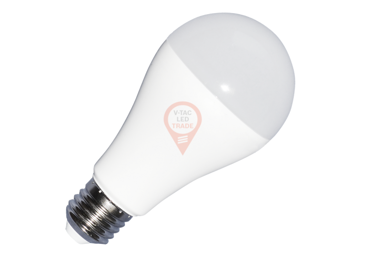 Ampoule LED - 9W E27 A60 Thermoplastique Gradation 3 Étapes Blanc