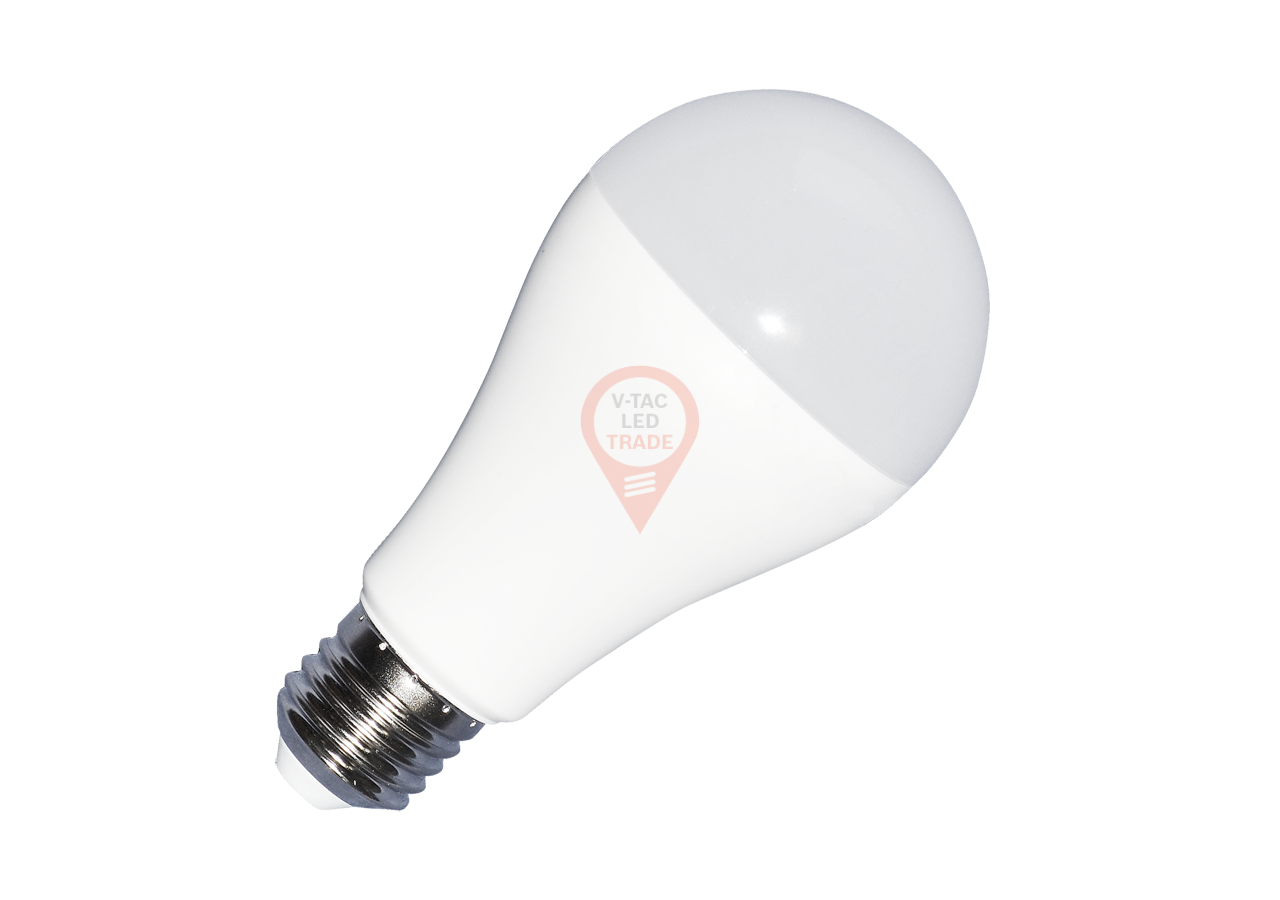 Ampoule LED - 9W E27 A60 Thermoplastique Gradation 3 Étapes Blanc