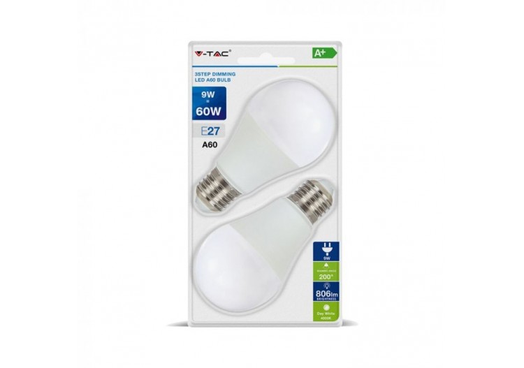 Ampoule LED - 9W E27 A60...