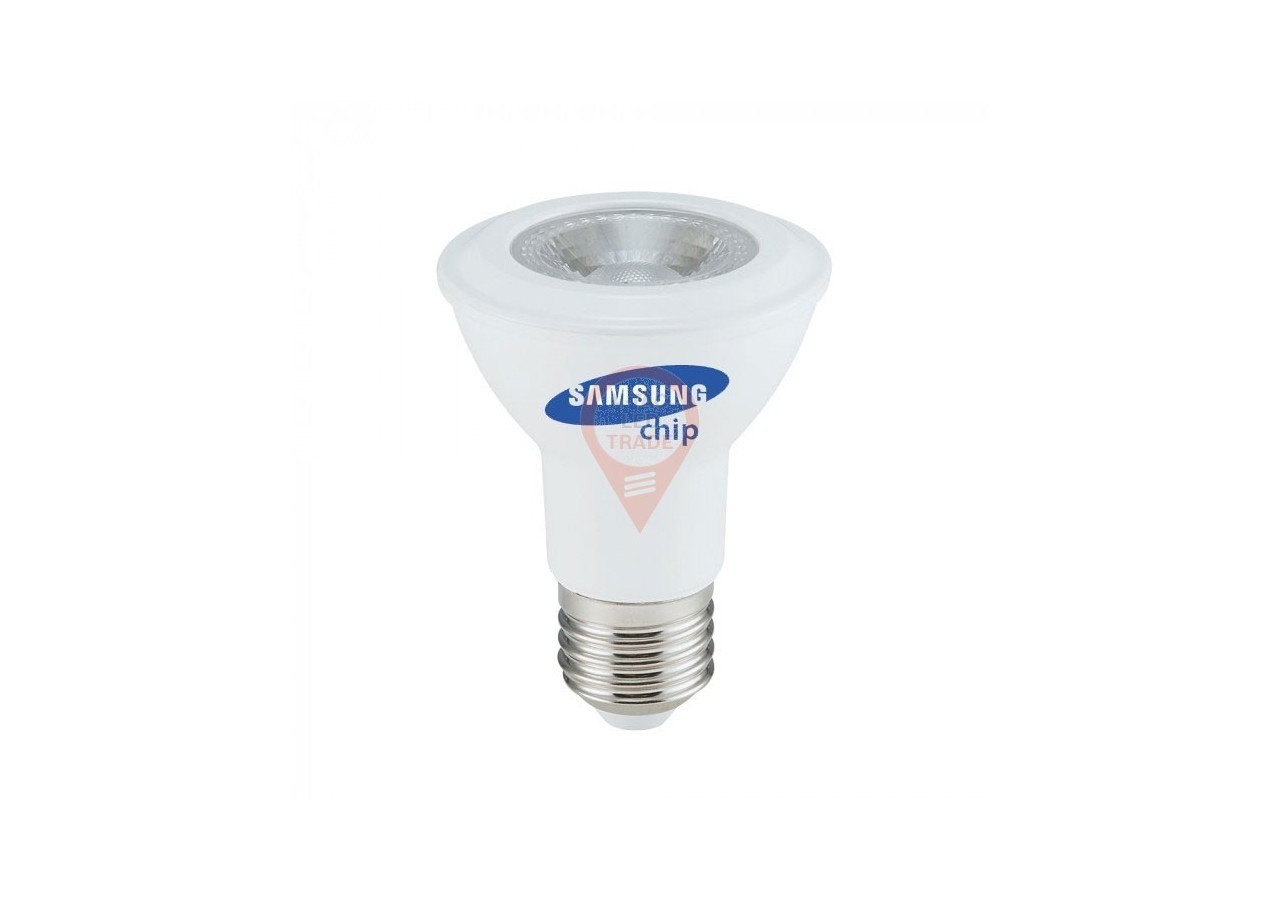 Ampoule LED - Puce SAMSUNG 7W E27 PAR20 Plastique 6400K
