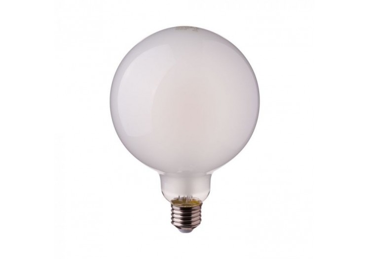 Ampoule LED - 7W Filament E27 G125 Frost Cover Blanc A++