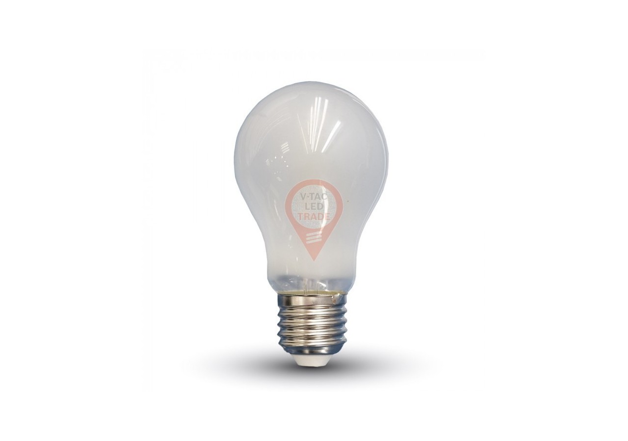 Ampoule LED à Filament Frost - 6W E27 A60 Blanc Chaud